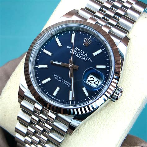 rolex datejust blue replica|rolex datejust blue dial 36mm.